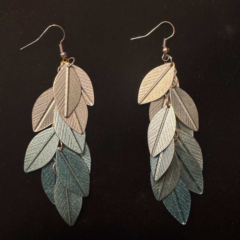 Feather earrings